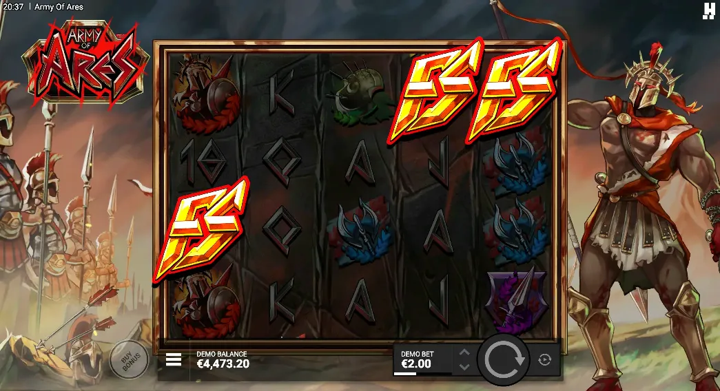 Army of Ares Fear and Flame Bonus